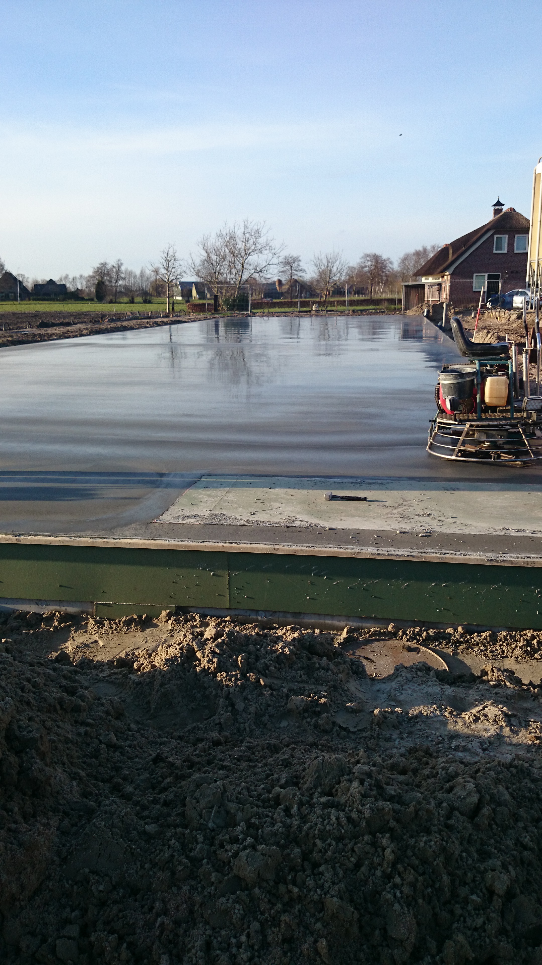 Gevlinderde Betonvloer Mestopslag Someren